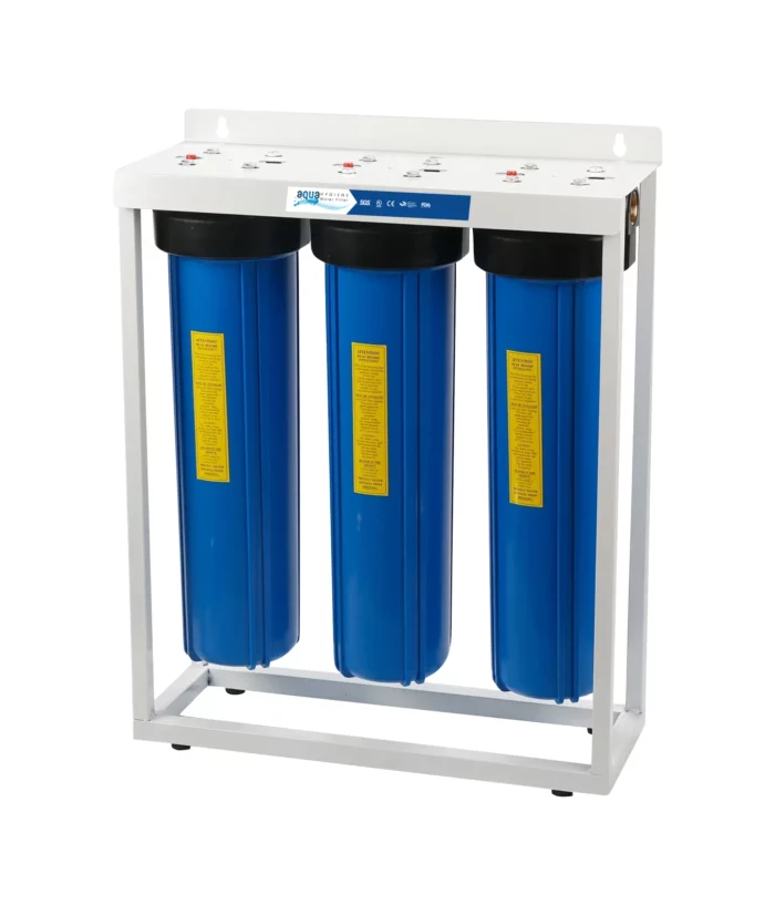 3 stage whole house water filtration system